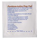 Dynarex® PVP Prep Pad 10% Strength Povidone-Iodine Individual Packet Medium NonSterile (632679_CS) 1000/CS