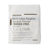 McKesson Perry® Surgical Glove Size 6.5 Sterile Latex Standard Cuff Length Smooth Cream Chemo Tested (1044705_PR) 1/PR