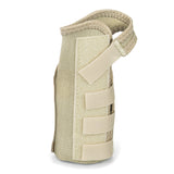 McKesson Wrist Brace Low Profile / Contoured / Wraparound Aluminum / Cotton / Elastic Left Hand Beige Large (1159158_EA) 1/EA