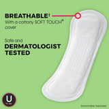 U by Kotex® Security® Lightdays Feminine Pad Regular Absorbency (1197231_CS) 192/CS