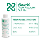 Absorb! Fluid Solidifier 1,200 cc Bottle 23.5 oz. (406888_EA) 1/EA
