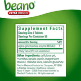 Beano® Gas Relief 400 GALU Strength Tablet 100 per Bottle (848165_BT) 1/BT