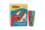 American® White Cross Stat Strip® Adhesive Strip 3/4 X 3 Inch Plastic Rectangle Kid Design (Clifford the Big Red Dog) Sterile (977008_BX) 1/BX