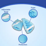 Span America Heel Protector One Size Fits Most Blue (852633_PR) 1/PR