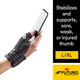 3M™ Futuro™ Deluxe Thumb Stabilizer Adult Large / X-Large Lacing System Left or Right Hand Black (1124573_EA) 1/EA