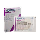 Aquacel® Foam Dressing 5-1/2 X 8 Inch With Border Waterproof Film Backing Silicone Adhesive Heel Sterile (802597_BX) 5/BX