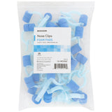 McKesson Nose Clip Foam, Disposable, Blue Plastic For Spirometer (1088134_BG) 25/BG