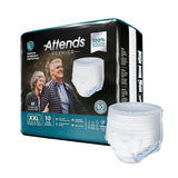 Attends® Premier Unisex Adult Absorbent Underwear Pull On with Tear Away Seams 2X-Large Disposable Heavy Absorbency (1226422_CS) 40/CS