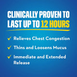 Mucinex® Cold and Cough Relief 600 mg Strength Extended Release Tablet 100 per Bottle (777455_BT) 1/BT