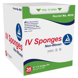 Dynarex® I.V. Sponge 2 X 2 Inch 6-Ply Sterile 2 per Pack (865437_BX) 1/BX