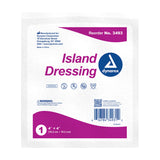 Dynarex Island Dressing 4 X 4 Inch Square Sterile (903643_CS) 150/CS