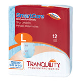 Tranquility SmartCore™ Unisex Adult Incontinence Brief Large Disposable Heavy Absorbency (801662_CS) 96/CS
