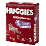 Huggies® Little Movers Unisex Baby Diaper Size 3 Disposable Moderate Absorbency (1128667_CS) 100/CS