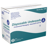 Dynarex® Disposable Underpad 23 X 24 Inch Fluff Light Absorbency (826638_CS) 200/CS