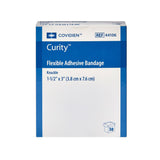 Curity™ Adhesive Strip 1-1/2 X 3 Inch Fabric Knuckle Tan Sterile (801923_CS) 1200/CS