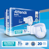 Attends® Advanced Unisex Adult Incontinence Brief X-Large Disposable Heavy Absorbency (950226_CS) 60/CS