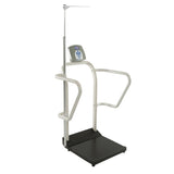 Health O Meter® Physician Scale ADA Compliant LCD Display 1000 lbs. / 454 kg Capacity Black / White AC Adapter / Battery Operated (677405_EA) 1/EA