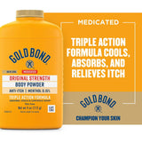 Gold Bond® Body Powder 10 oz. Menthol Scent Shaker Bottle Menthol (1187158_EA) 1/EA