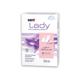 Seni® Lady Light Bladder Control Pad 7.3 Inch Length Light Absorbency Super Absorbent Core One Size Fits Most (1222533_PK) 36/PK