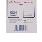 DuSoft® Drain Sponge 4 X 4 Inch 6-Ply Sterile 2 per Pack (645798_PK) 1/PK