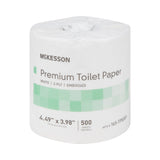 McKesson Premium Toilet Tissue White 2-Ply Standard Size Cored Roll 500 Sheets 4 X 4-1/2 Inch (1045391_RL) 1/RL
