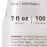 McKesson Drinking Cup 7 oz. Clear Polypropylene Disposable (1127770_SL) 100/SL