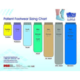 Pillow Paws® 360° Imprint Slipper Socks Unisex Adult 3X-Large / X-Wide All Around Tread Single Patient Use Royal Blue (554158_CS) 48/CS