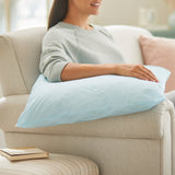 McKesson Bed Pillow 20 X 26 Inch Blue Reusable (939592_CS) 12/CS