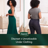 Depend® Silhouette® Female Adult Absorbent Underwear Waistband Style Large Disposable Heavy Absorbency (1246163_PK) 12/PK