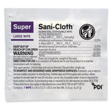 Super Sani-Cloth® Surface Disinfectant Cleaner Premoistened Germicidal Manual Pull Wipe 50 Count Individual Packet Alcohol Scent NonSterile (297456_EA) 1/EA
