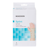 McKesson Wrist Brace Low Profile / Contoured / Wraparound Aluminum / Cotton / Elastic Left Hand Beige Large (1159158_EA) 1/EA