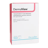DermaView™ Transparent Film Dressing 4 X 5 Inch 2 Tab Delivery Rectangle Sterile (670710_EA) 1/EA