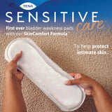 TENA® Sensitive Care Maximum Extra Coverage Long Bladder Control Pad 15 Inch Length Heavy Absorbency Dry-Fast Core™ One Size Fits Most (1009254_CS) 117/CS