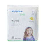 McKesson Unisex Baby Diaper Size 7 Disposable Heavy Absorbency (1144480_CS) 4/CS