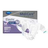 MoliCare® Premium Elastic 8D Unisex Adult Incontinence Brief Medium Disposable Heavy Absorbency (1174291_BG) 26/BG