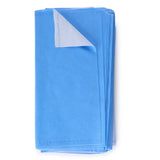 QUICK CHECK* H400 Sterilization Wrap White / Blue 24 X 24 Inch Dual Layer SMS Polypropylene Steam / EO Gas / Hydrogen Peroxide (810872_CS) 120/CS