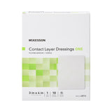 McKesson Wound Contact Layer Dressing 3 X 4 Inch Sterile (1083095_EA) 1/EA