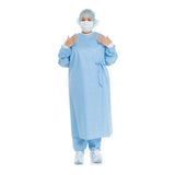 Evolution 4 Non-Reinforced Surgical Gown with Towel X-Large Blue Sterile Disposable (168683_EA) 1/EA