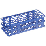 Heathrow Scientific LLC Fold and Snap Test Tube Rack 60 Place 5 to 15 mL Tube Size Blue 2-2/5 X 4-1/8 X 9-2/3 Inch (1178776_EA) 1/EA