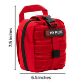 My Medic™ MYFAK Pro First Aid Kit Red Nylon Bag (1207716_EA) 1/EA