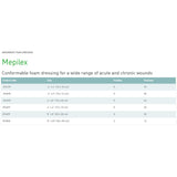 Mepilex® Foam Dressing 4 X 4 Inch Without Border Film Backing Silicone Adhesive Square Sterile (712209_EA) 1/EA