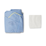 ULTRA Non-Reinforced Surgical Gown with Towel 2X-Large Blue Sterile AAMI Level 3 Disposable (224749_CS) 28/CS