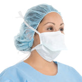 Halyard Surgical Mask Not Rated Tie Closure One Size Fits Most (188500_BX) 50/BX