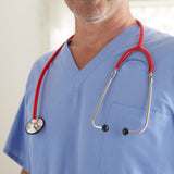 McKesson General Exam Stethoscope Red 1-Tube 21 Inch Tube Single Sided Chestpiece (363739_EA) 1/EA