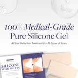 Skintensive® Silicone Skin Strip 1.6 X 3.5 Inch Rectangle NonSterile (1267994_BX) 1/BX