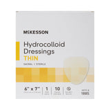 McKesson Thin Hydrocolloid Dressing Film Backing 6 X 7 Inch Sacral Hydrocolloid (882986_BX) 10/BX