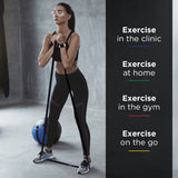 TheraBand® Exercise Resistance Band Black 6 Inch X 25 Yard X-Heavy Resistance (480034_EA) 1/EA