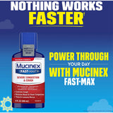 Mucinex® Fast-Max™ Cold and Cough Relief 20 mg - 400 mg - 10 mg / 5 mL Strength Liquid 6 oz. (1044221_EA) 1/EA