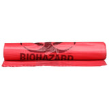McKesson Kick Bucket Waste Bag Biohazard Symbol / Biohazard / Anti-Static 7 to 10 gal. Red 8 X 12 X 24 Inch (194671_CS) 500/CS