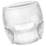 Sure Care™ Plus Unisex Adult Absorbent Underwear Pull On with Tear Away Seams Small / Medium Disposable Heavy Absorbency (409347_BG) 20/BG